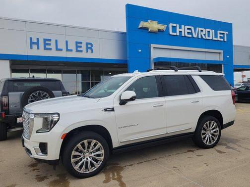 White Frost Tricoat 2022 GMC Yukon Denali