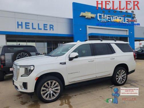 White Frost Tricoat 2022 GMC Yukon Denali
