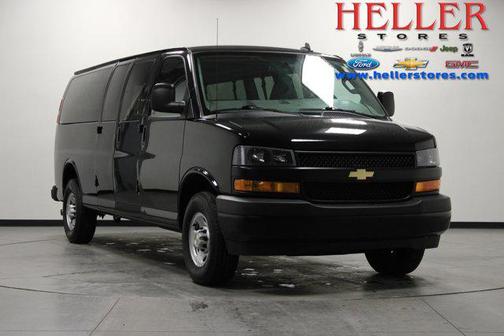Black 2025 Chevrolet Express 3500 RWD 3500 Extended Wheelbase LS