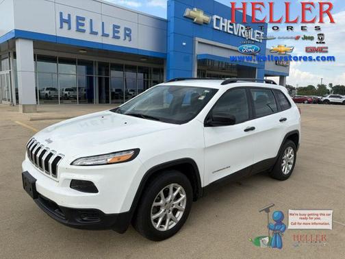 Bright White Clearcoat 2015 Jeep Cherokee Sport