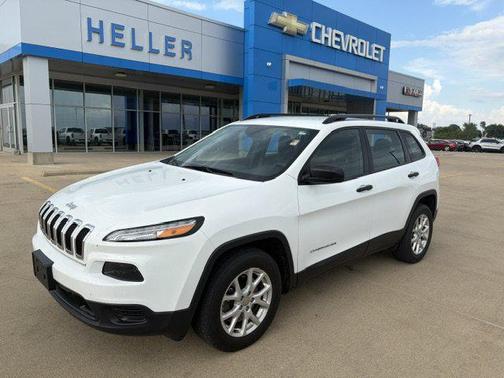 Bright White Clearcoat 2015 Jeep Cherokee Sport