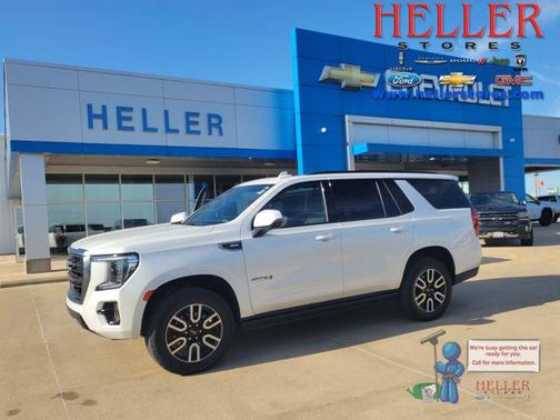 White Frost Tricoat 2021 GMC Yukon 4WD AT4