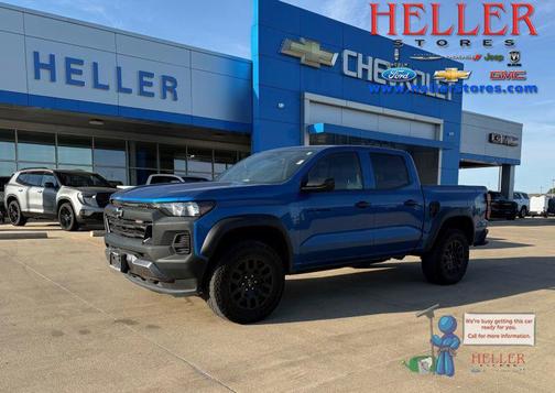 Glacier Blue Metallic 2023 Chevrolet Colorado Trail Boss