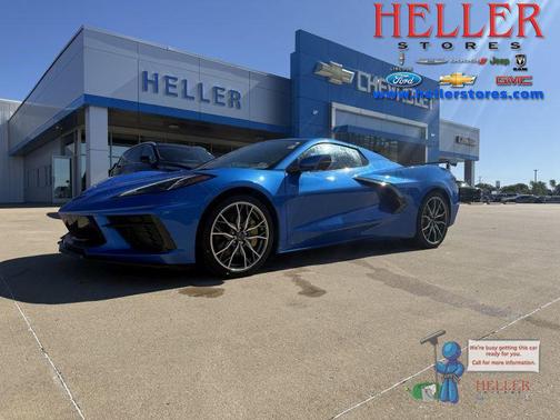 Blue 2024 Chevrolet Corvette 2LT RWD
