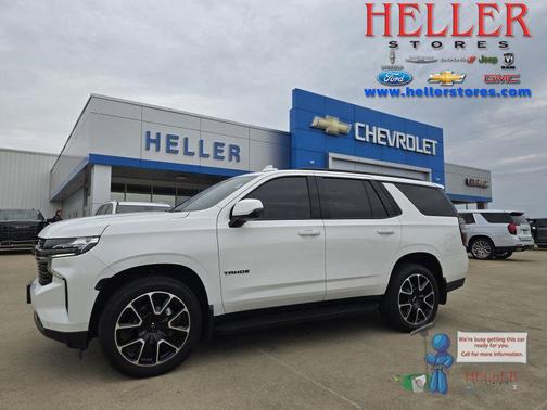 Summit White 2022 Chevrolet Tahoe RST
