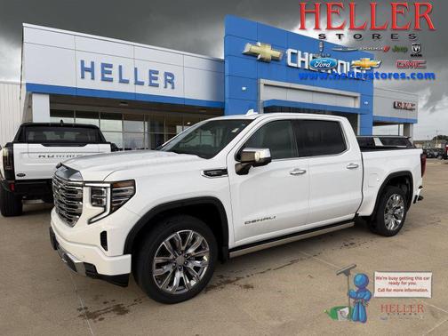 Summit White 2023 GMC Sierra 1500 Denali