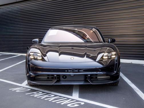 Jet Black Metallic 2024 Porsche Taycan Turbo S