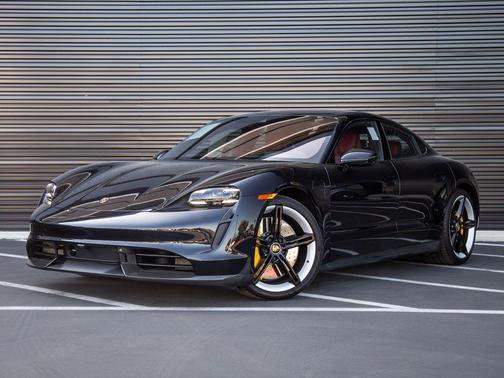 Jet Black Metallic 2024 Porsche Taycan Turbo S