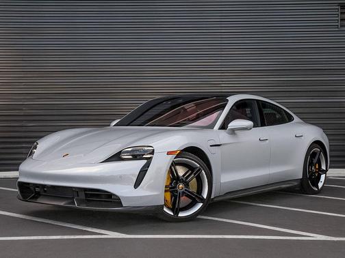 Ice Grey Metallic 2022 Porsche Taycan Turbo S