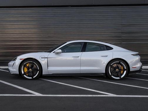 Ice Grey Metallic 2022 Porsche Taycan Turbo S