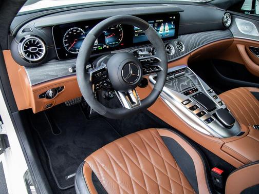 MANUFAKTUR Cashmere White Magno 2023 Mercedes-Benz AMG GT 43 4-Door