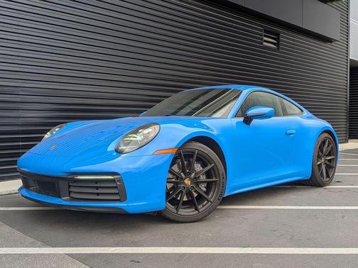 Light Blue 2022 Porsche 911 Carrera