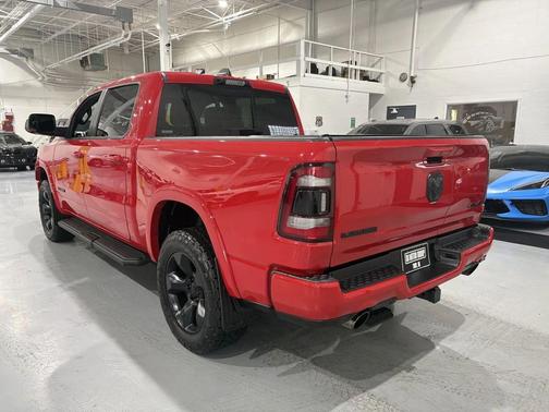 Red 2021 RAM 1500 Laramie