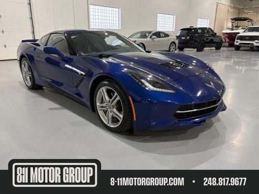 Blue 2017 Chevrolet Corvette Stingray