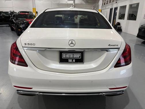 White 2019 Mercedes-Benz S-Class 4MATIC