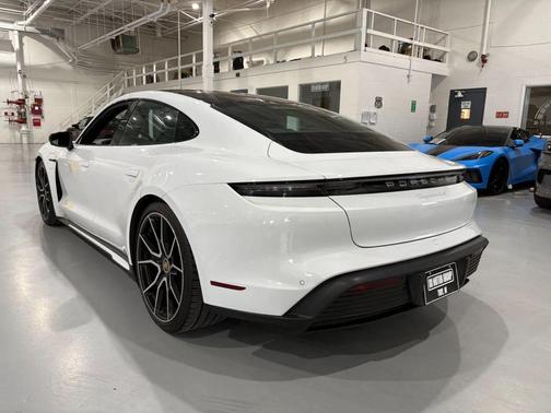 White 2022 Porsche Taycan 4S