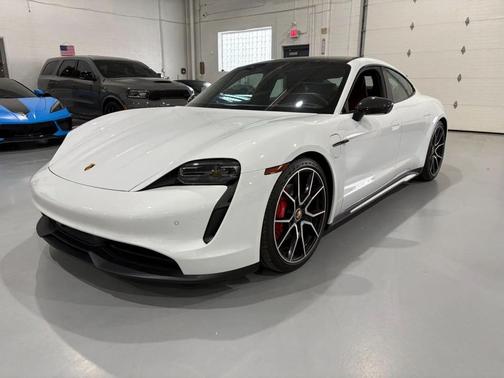 White 2022 Porsche Taycan 4S
