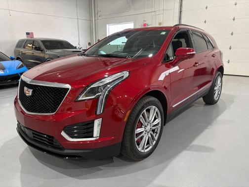 Radiant Red Tintcoat 2025 Cadillac XT5 Sport