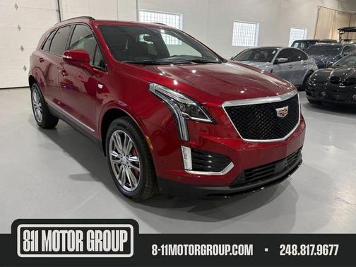 Radiant Red Tintcoat 2025 Cadillac XT5 Sport