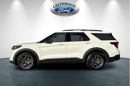 STAR WHITE MET TRI-COAT 2025 Ford Explorer ST-LINE