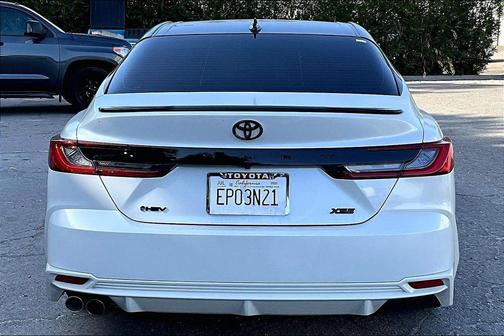 Midnight Black Metallic 2025 Toyota Camry XSE