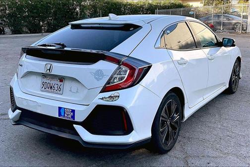 White 2018 Honda Civic EX