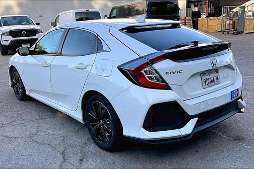 White 2018 Honda Civic EX