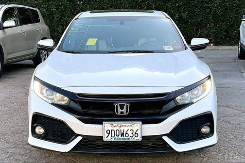 White 2018 Honda Civic EX