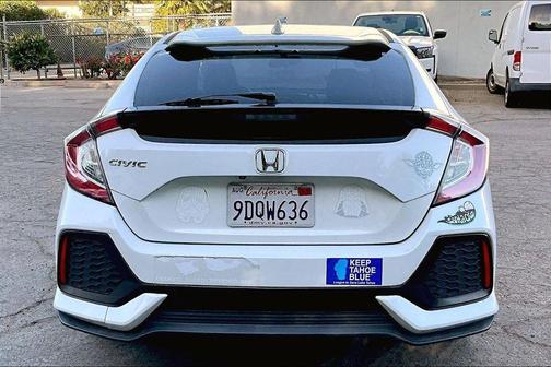 White 2018 Honda Civic EX