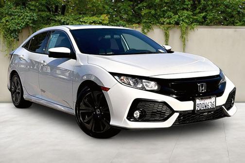 White 2018 Honda Civic EX