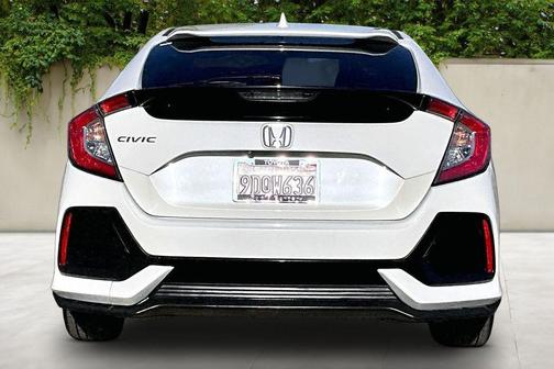 White 2018 Honda Civic EX