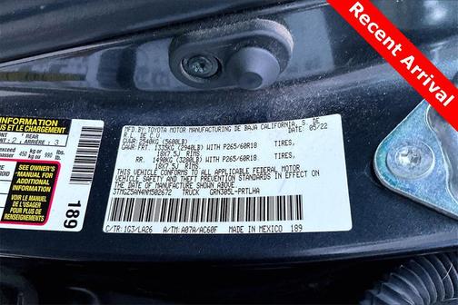 2022 Toyota Tacoma Limited