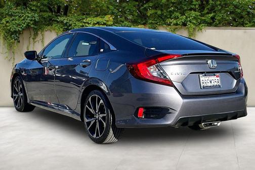 Modern Steel Metallic 2020 Honda Civic Sport