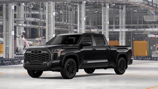 Midnight Black Metallic 2026 Toyota Tundra Hybrid Platinum