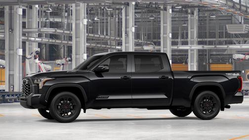 Midnight Black Metallic 2026 Toyota Tundra Hybrid Platinum