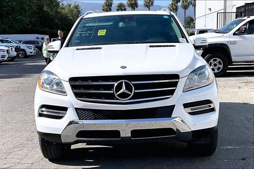 White 2015 Mercedes-Benz M-Class ML 350