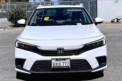 Platinum White Pearl 2022 Honda Civic EX