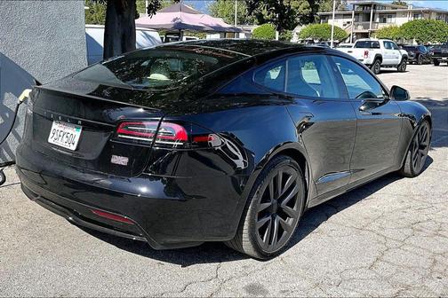 Solid Black 2025 Tesla Model S Plaid