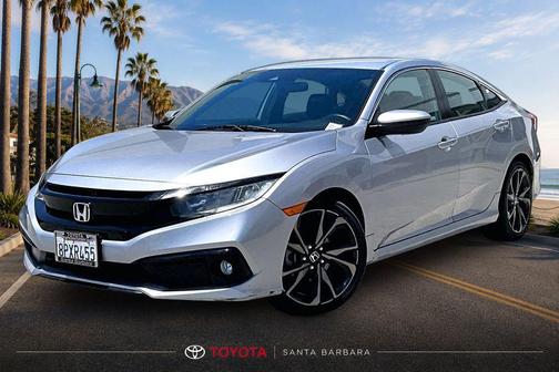 Lunar Silver Metallic 2019 Honda Civic Sport