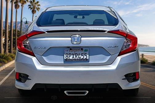 Lunar Silver Metallic 2019 Honda Civic Sport