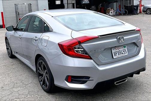 Lunar Silver Metallic 2019 Honda Civic Sport