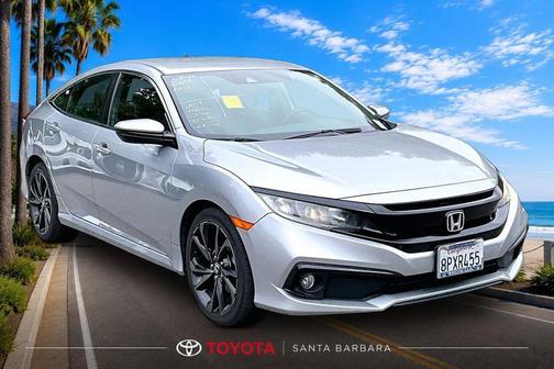 Lunar Silver Metallic 2019 Honda Civic Sport