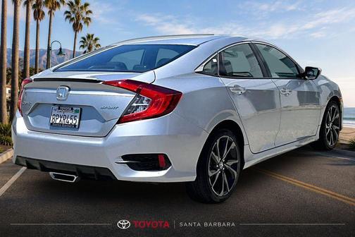Lunar Silver Metallic 2019 Honda Civic Sport