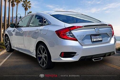 Lunar Silver Metallic 2019 Honda Civic Sport