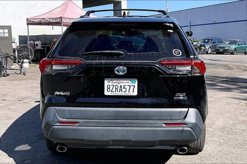 Midnight Black Metallic 2021 Toyota RAV4 Hybrid XLE