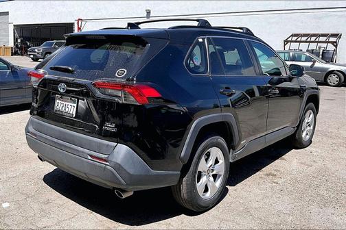 Midnight Black Metallic 2021 Toyota RAV4 Hybrid XLE