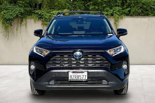 Midnight Black Metallic 2021 Toyota RAV4 Hybrid XLE