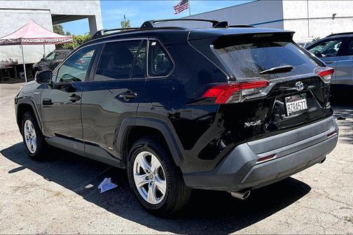 Midnight Black Metallic 2021 Toyota RAV4 Hybrid XLE