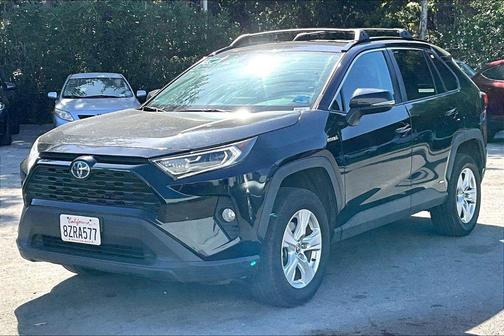 Midnight Black Metallic 2021 Toyota RAV4 Hybrid XLE