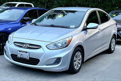 Ironman Silver Metallic 2017 Hyundai Accent SE